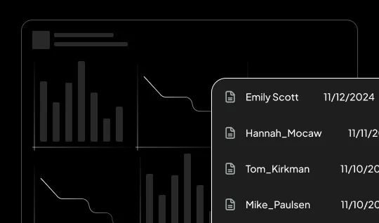 Instant API and dashboard