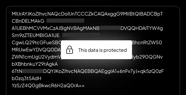 Privacy and control for your documents